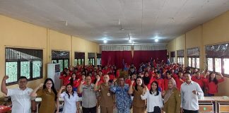 Tanamkan Jiwa Bela Negara, DPD FBN Landak Sosialisasi Cinta Tanah Air dan Anti-Narkoba di SMK N 1 Ngabang