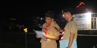 Pimpin Malam Ulang Janji, Erani Dorong Pramuka Landak Perkuat Karakter dan Kepemimpinan