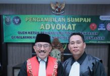 Yohanes Resmi Diambil Sumpah sebagai Advokat di Pengadilan Tinggi Denpasar