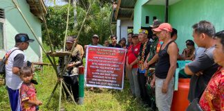 Tolak Pematokan Lahan Bank Tanah, Warga Adat Nyayum Gelar Ritual dan Ancam Aksi Lebih Besar