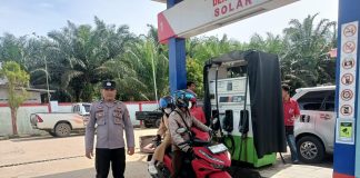 Polsek Menjalin Intensif Patroli SPBU, Antisipasi Penyalahgunaan BBM Bersubsidi