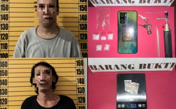 Satresnarkoba Polres Landak Ringkus Tiga Terduga Pengedar Sabu, Amankan Barang Bukti 5,86 Gram