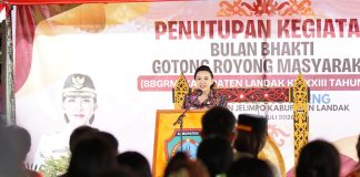 Puncak BBGRM ke-23 Kabupaten Landak, Karolin Tekankan Pentingnya Pendidikan dan Kolaborasi Warga