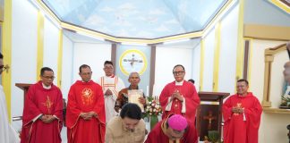Resmikan Gereja Stasi Dano, Bupati Karolin Serukan Kebangkitan Pendidikan Anak Muda Landak