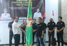 Alfon Pardosi Resmi Pimpin Pertina Landak Periode 2026-2030