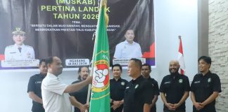 Alfon Pardosi Resmi Pimpin Pertina Landak Periode 2026-2030