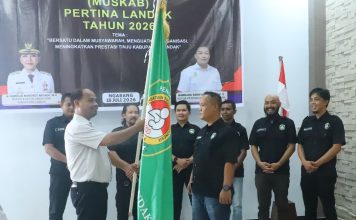 Alfon Pardosi Resmi Pimpin Pertina Landak Periode 2026-2030