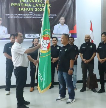 Alfon Pardosi Resmi Pimpin Pertina Landak Periode 2026-2030