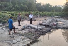 Polsek Mandor Cek Lokasi Bekas PETI, Pastikan Aktivitas Tambang Tak Kembali Marak