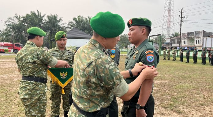 40 Prajurit Kodim 1210/Landak Naik Pangkat, Dandim: Ini Amanah dan Tanggung Jawab