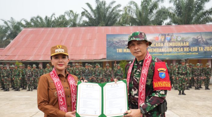 Bupati Karolin Resmi Buka TMMD ke-130, Target Swasembada Pangan dan Revitalisasi Lahan Pertanian