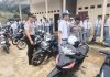 Tertibkan Knalpot Brong, Polsek Menyuke Jaring 16 Motor Siswa