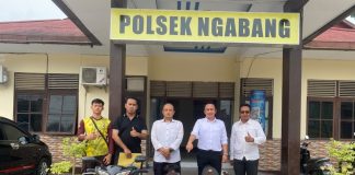 Kurang dari 24 Jam, Polsek Ngabang Amankan Terduga Pelaku Curanmor dan Dua Motor