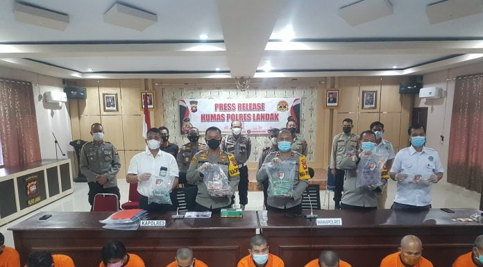 Premanisme, Senpi Hingga Prostitusi Tiga Kasus Menonjol Yang Ditangani Polres Landak Sepanjang Operasi Pekat Kapuas 2021