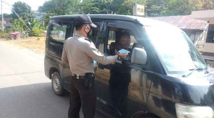 Gelar Operasi Yustisi Polsek Menyuke Masih Temukan Pengendara Abai Prokes