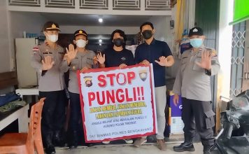 Sat Bimas Polres Bengkayang Sosialisasikan Himbauan Stop Pungli Kepada Warga dan Tempat Pelayanan Publik