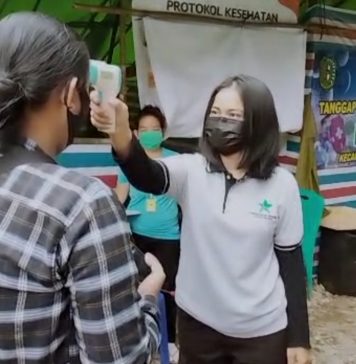 Satgas Covid-19 Desa Perketat Keluar Masuk Orang di Jalan Bukit Vandering