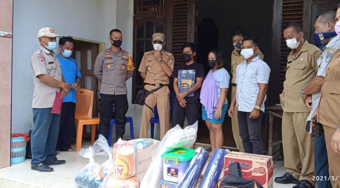 Korban Kebakaran di Desa Pahuman Terima Bantuan