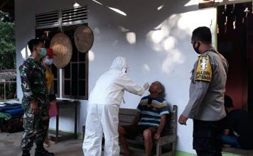 Warga Dua Desa di Kecamatan Sebangki Jalani Test Swab
