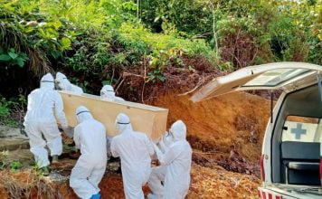 Warga Jelimpo Dimakamkan Dengan Protokol Covid-19