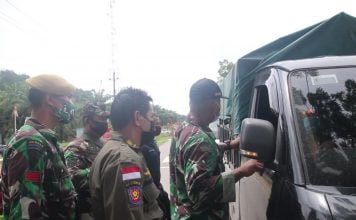 Lima Orang Positif Saat Jalani Swab Antigen di Posko Penyekatan Arus Mudik