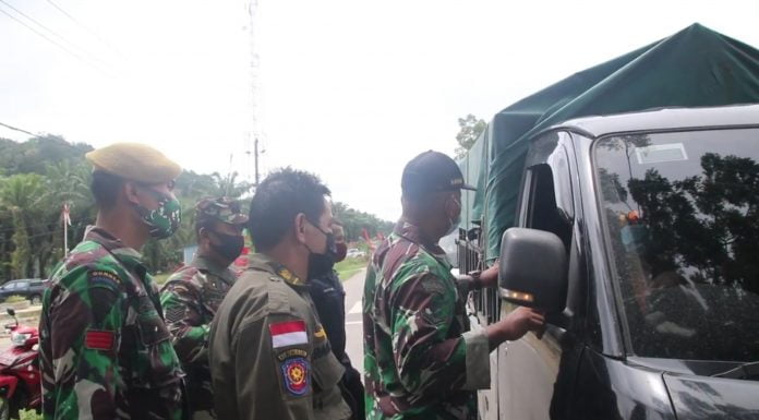 Lima Orang Positif Saat Jalani Swab Antigen di Posko Penyekatan Arus Mudik