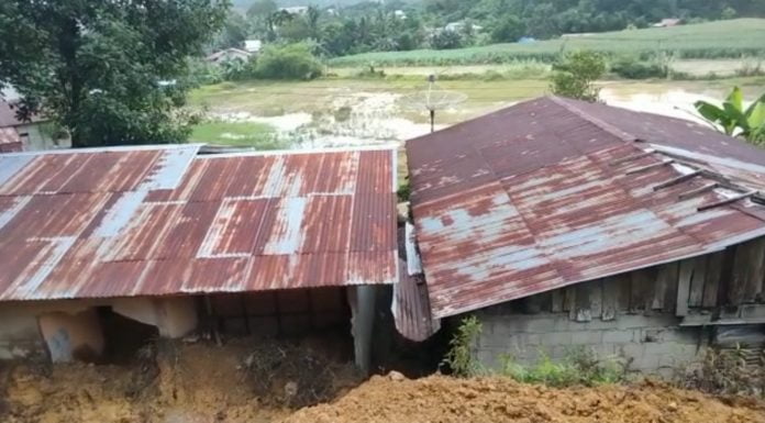 Korban Tanah Lonsor di Kelurahan Bumi Emas Bengkayang Harapkan Bantuan Perbaikan Rumah Dari Pemerintah