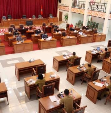 Banggar DPRD Bersama TAPD Pemkab Landak Gelar Rapat Gabungan Bahas LPJ APBD Tahun 2020