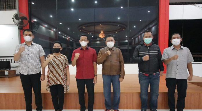 Bupati Landak Sambut Kunjungan Bupati Bengkayang dan Bupati Murung Raya