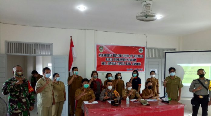 Percepatan Penanggulangan Covid-19, Babinsa Koramil Sengah temila Ikuti Pelatihan Tracer