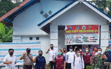 Babinsa Koramil 12/Air Besar Cek Kesiapan Posko PPKM Mikro Tingkat RT