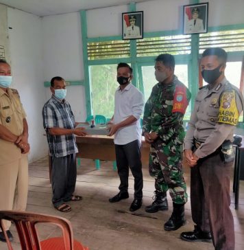 Babinsa Koramil Air Besar Hadiri Serah Terima Jabatan BPD