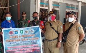 Antisipasi Karhutla Babinsa Koramil 1201-12 Air Besar Edukasi Warga Tidak Membakar Lahan