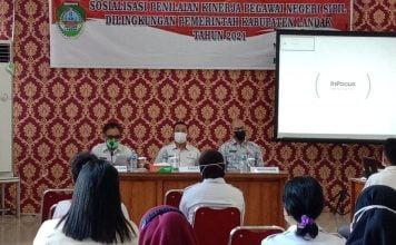Pemkab Landak Gelar Sosialisasi Penilaian Kinerja Pegawai Negeri Sipil