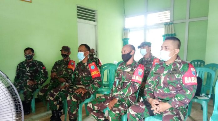 Babinsa Koramil 1201-09/Ikuti Workshop Pelatihan Petugas Tracer