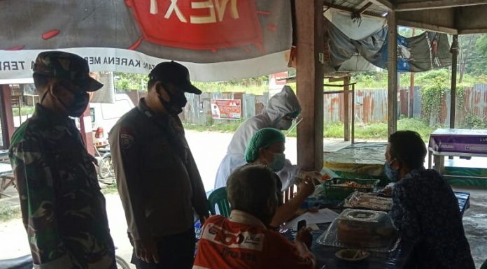 32 Orang Jalani Swab Random di Pahuman dan Paloan