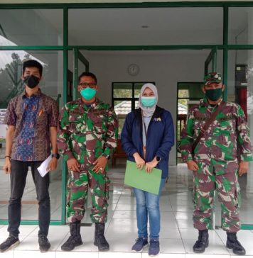 Denzibang 1/Stg Terima Kunjungan Dari BP2P Kalimantan 1