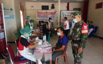 Program Satu Juta Vaksin Perhari di Puskesmas Sidas Berjalan Lancar