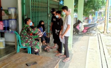 Babinsa Air Besar Berikan Wawasan Kebangsaan