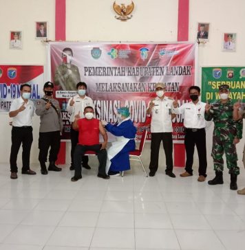 Vaksinasi Covid-19 Massal di Sengah Temila Diikuti 600 Warga