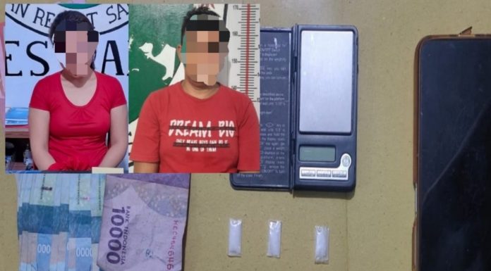 Polisi Bekuk Dua Bandar Narkoba di Kembayan, Satu Diantaranya Wanita