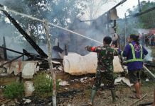 Kebakaran Hanguskan Rumah Warga di Dusun Manggok