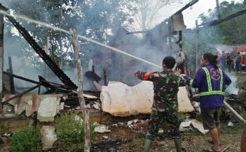 Kebakaran Hanguskan Rumah Warga di Dusun Manggok