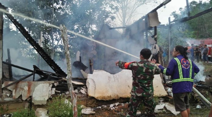 Kebakaran Hanguskan Rumah Warga di Dusun Manggok