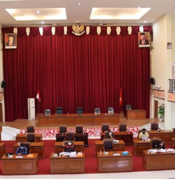Banggar DPRD Landak Bersama TAPD Gelar Rapat Gabungan Bahas Rancangan KUA PPAS APBD Tahun Anggaran 2022