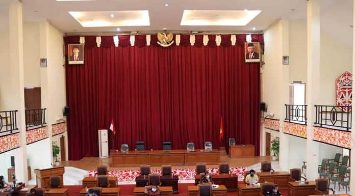 Banggar DPRD Landak Bersama TAPD Gelar Rapat Gabungan Bahas Rancangan KUA PPAS APBD Tahun Anggaran 2022