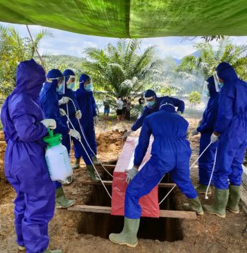 Hasil TCM Positif, Korban Kecelakaan Tunggal Dimakamkan Dengan Protokol Covid-19