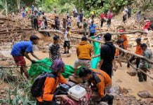 Musibah Tanah Lonsor di Desa Pampang Sukadana Satu Korban Ditemukan Meninggal