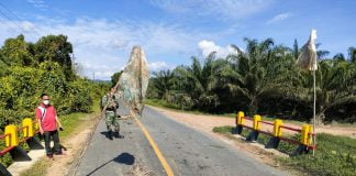 Jembatan Penghubung di Menjalin Amblas, Warga Diminta Berhati-Hati Melintas