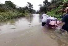 Banjir Rendam Sejumlah Desa di Jelai Hulu